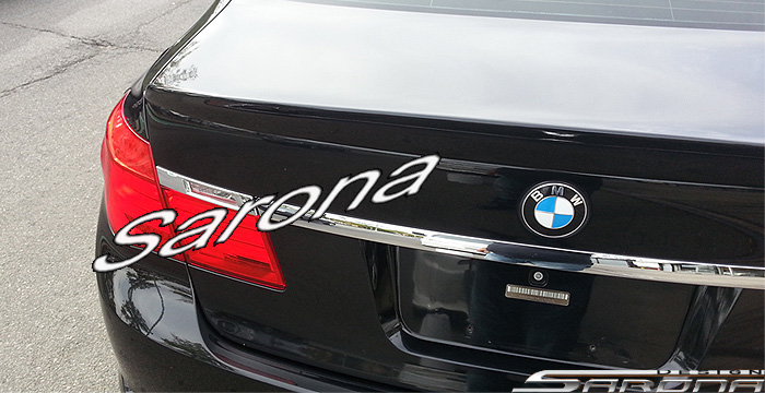 Custom BMW 7 Series  Sedan Trunk Wing (2009 - 2015) - $360.00 (Part #BM-116-TW)